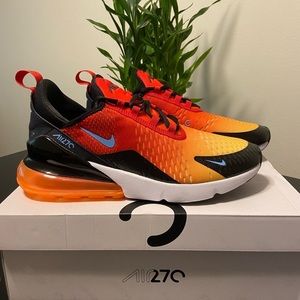✨Nike Air Max 270 “Sunset” University Red / Gold / Rouge Size 9 Men✨